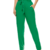 Calça em viscose verde faixa na cintura na internet