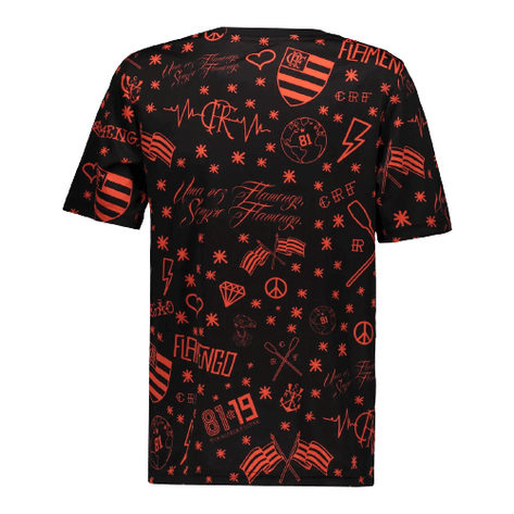 Camisa de Aquecimento Flamengo 22/23 - Pré-Jogo Feminina - Preta