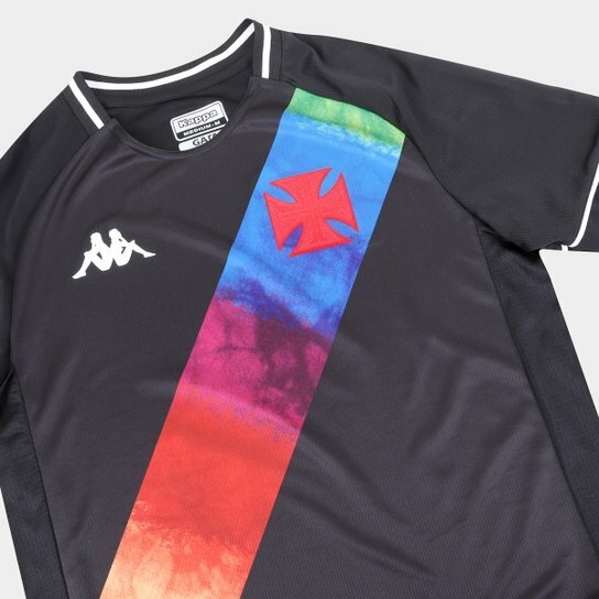 Camisa Vasco LGBTQIA+ Feminina Kappa 2023