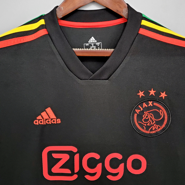 Camisa Ajax Third Homenagem Bob Marley 21/22 Torcedor Adidas Masculina