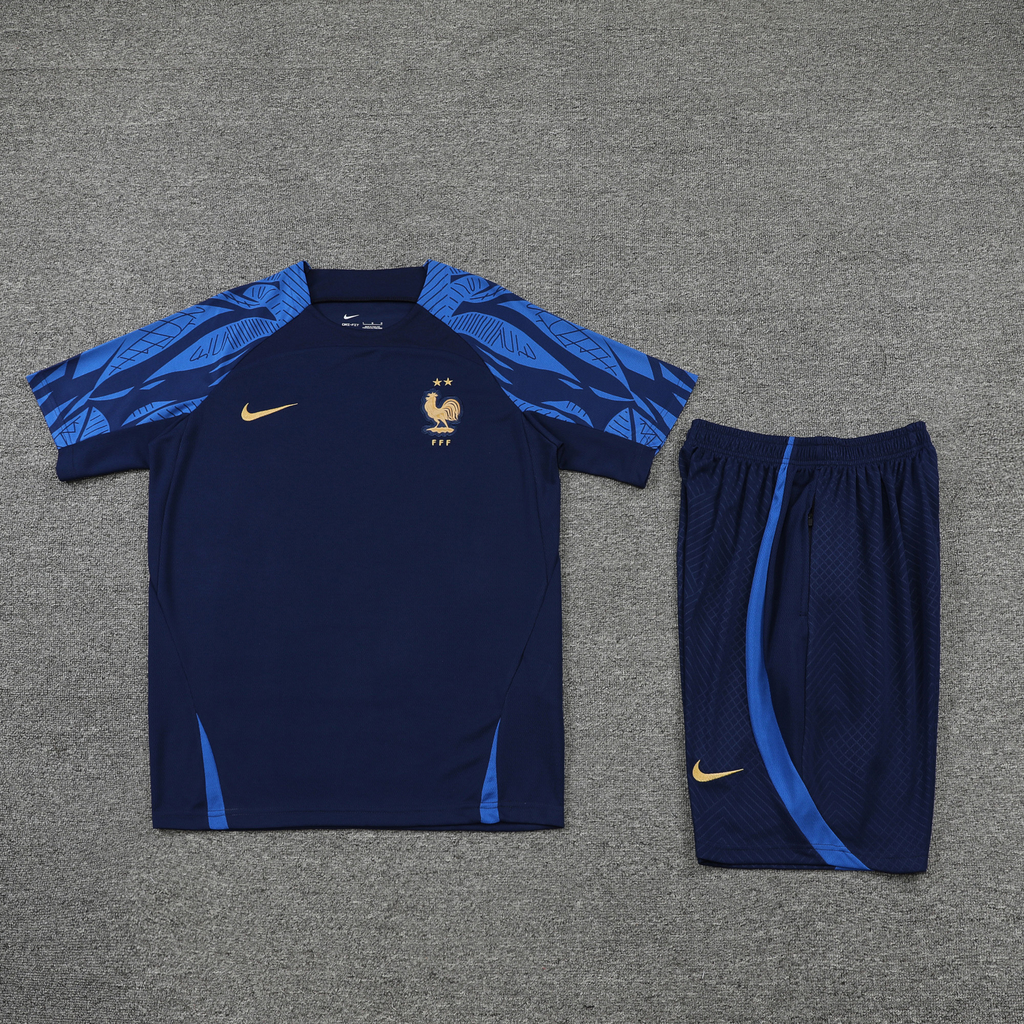 Kit de Treino (Camisa + Shorts) - França 22/23