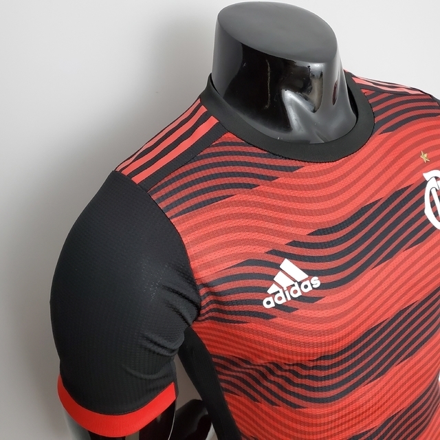Camisa de futebol Flamengo (Pré Jogo) 22/23 Adidas Brazil Rubro