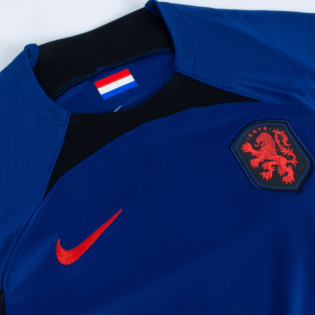 Camisa II da Holanda Azul Away (Copa do Mundo) 2022/2023 – Versão Torcedor  – KS Sports – Camisas de Times e Seleções