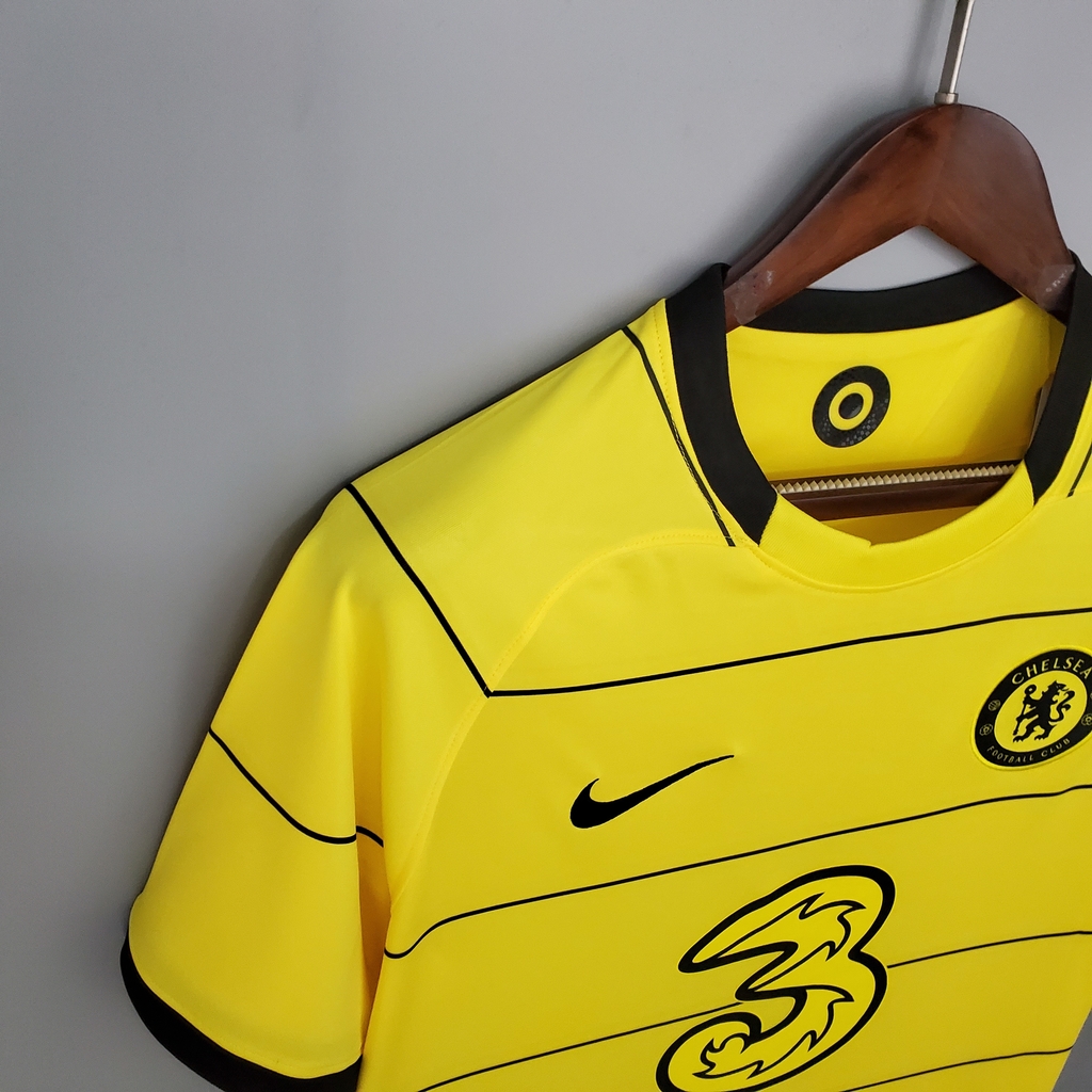 Camisa Chelsea Away 21/22 Torcedor Nike Masculina - Amarela