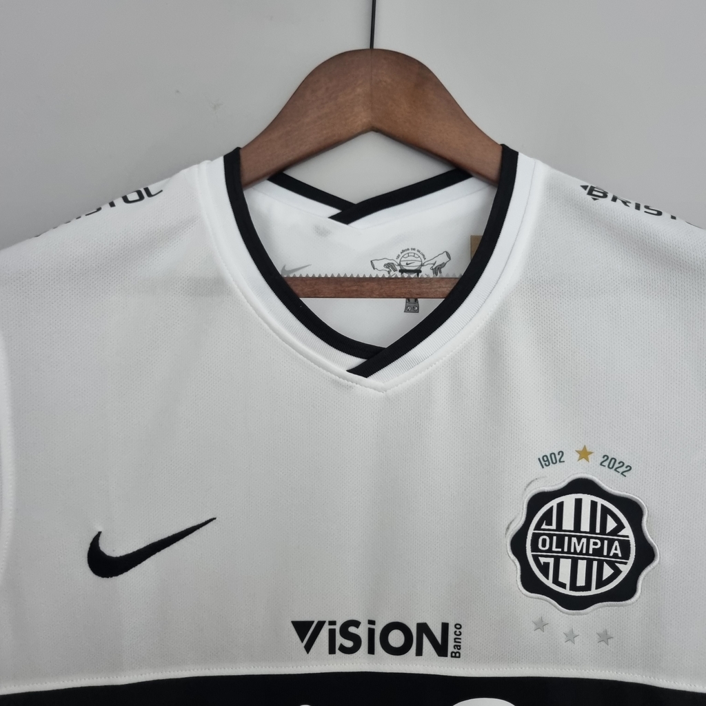 camisa Club Olimpia 22/23 - Nike - Branca