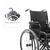 Cadeira de Rodas em Aço Carbono Dobrável D400 Dellamed - LifeCare