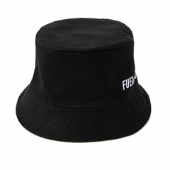 Bucket hat  Fuel reversível cor preto e florido