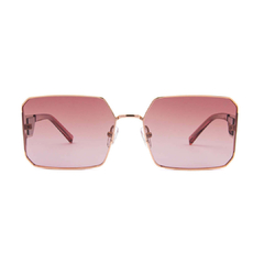 Óculos Fuel polarizado modelo Torche retangular cor rosa