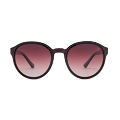 Óculos polarizado redondo Fuel cor marrom com lente degradê marrom