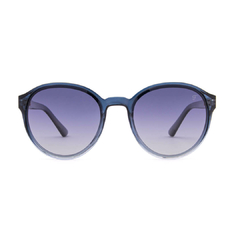 Óculos polarizado redondo Fuel cor azul e fumê com lente degradê azul