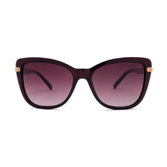 Óculos Fuel polarizado formato borboleta cor marrom