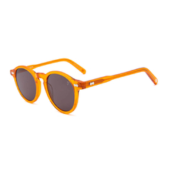 Óculos solar Fuel redondo modelo Jacques cor laranja