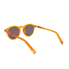 Óculos solar Fuel redondo modelo Jacques cor laranja