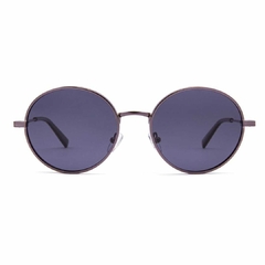 Óculos solar Fuel redondo de metal modelo Meccano cor azul