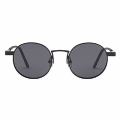 Óculos de sol Fuel redondo modelo Batou cor preto