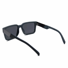 Óculos solar Fuel retangular polarizado modelo Noir cor preto