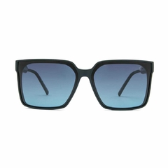 Óculos solar Fuel retangular polarizado modelo Diane cor Azul