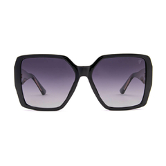 Óculos Fuel polarizado formato borboleta cor preto com lente degradê
