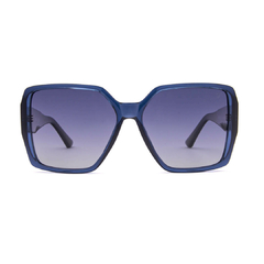 Óculos Fuel polarizado formato borboleta cor azul com lente degradê
