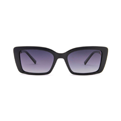 Óculos polarizado Fuel modelo Beleno formato borboleta cor preto e dourado