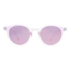 óculos Fuel modelo Versailles cor gelo com lentes espelhadas rosas