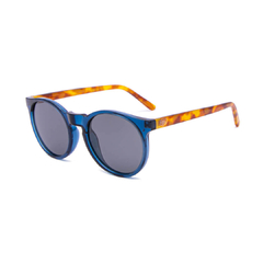 Óculos solar Fuel panto modelo Leah polarizado cor azul