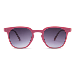 Óculos solar Fuel retangular modelo Lolly cor preto rosa