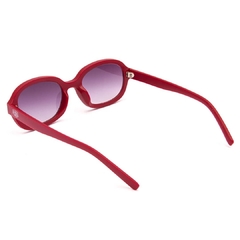 Óculos de sol Fuel modelo Turim formato oval cor vinho