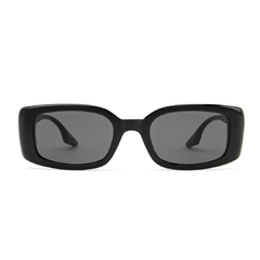 Óculos solar Fuel retangular modelo Rue cor preto 
