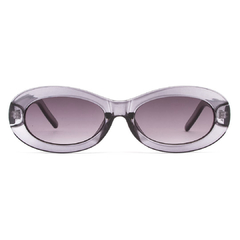 Óculos de sol Fuel modelo Novara formato oval cor fumê