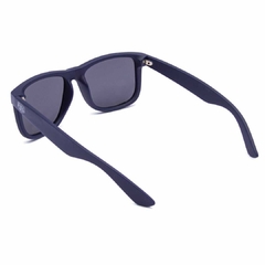 Óculos solar polarizado Fuel retangular modelo Harry cor azul