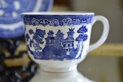 Taza para Te Loza Johnson Bros England, Pattern Blue Willow C1990 - Funcy Stuff Antiguedades