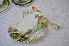 Plato Masitero con Asas Loza Inglesa Wood&Sons, Pattern Sleepy Valley Multicolor C1950 - comprar online