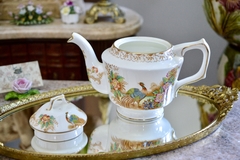 Antigua Tetera de Porcelana Sutherland Bone China England, Pattern Exotic C1930. en internet