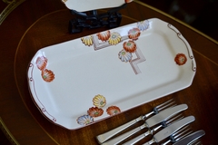 Set para Postre o Lunch x 6 Loza ST Hand Painted Japan Art Deco C1930 - tienda online