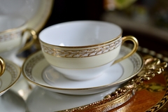 Antigua Taza para Te Porcelana Noritake Komura Japan Guarda Oro