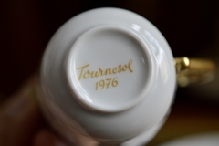 Taza con Plato Para Café Expresso Porcelana Langenthal Suisse Tournesol 1976 en internet