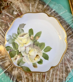 Plato para Postre Porcelana Rosenthal Germany Madeleine Yellow rose C1920-1934