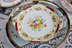 Imagen de Masitero con Asas Porcelana Shelley Fine Bone China England Pattern Dubarry C1945