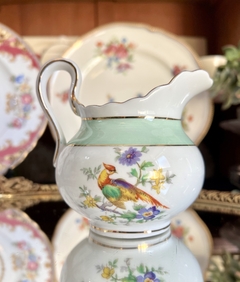 Preciosa Jarra Lechera Porcelana Tuscan Bone China England , Pattern Chelsea Bird C1947 - tienda online