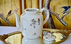 Imagen de Hermosa y Antigua Tetera de Porcelana Haviland & Co. Limoges France C1880