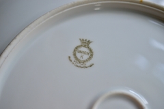 Hermoso Plato Masitero con Asas Porcelana Union K Czechoslovakia , Decoración Floral C1960 - comprar online