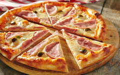 Pizza Muzza-Jamon SIN TACC x 1 unid