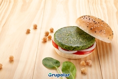 HAMBURGUESA DE ESPINACA Y GARBANZOS X4 UNI - comprar online