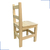 Cadeira Cadeirinha Infantil De Madeira Pinus 31cm Sem Pintura - loja online