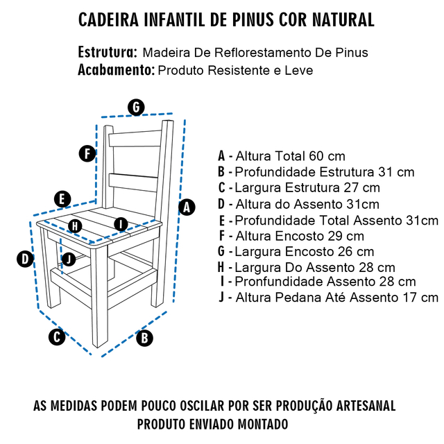 Cadeiras infantil e assentos