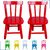 KIT 2 Cadeiras Cadeirinhas Infantil Colorida de Madeira Eucalipto Resistente DISA na internet