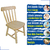 Conjunto Mesa Quadrada Infantil Com 2 Cadeiras Colorida Laqueada na internet