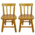 KIT 2 Cadeiras Cadeirinhas Infantil Colorida de Madeira Eucalipto Resistente DISA na internet