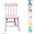 Cadeira Cadeirinha Infantil Colorida Laqueada Torneada de Madeira Dalas 1 UNIDADE - World Cadeiras | Aluguel De Mesas E Cadeiras, Kit Conjunto Mesa E Cadeira Infantil